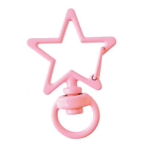 星型 ナスカン カラフル 金具 全8色 10個 推し活 推しカラー