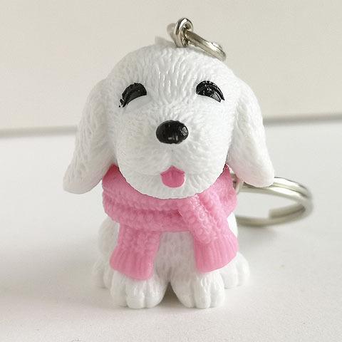 キーホルダー 子犬 わんこ イヌ 全4色 1個 アクリル keyring-04