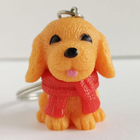 キーホルダー 子犬 わんこ イヌ 全4色 1個 アクリル keyring-04
