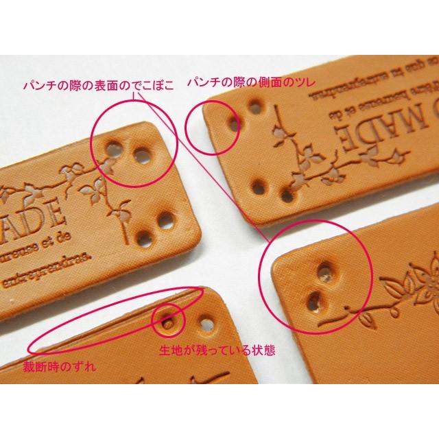 革タグ フラワー小 10枚 合皮 1611 KT43 : GreenRoseネットショップ