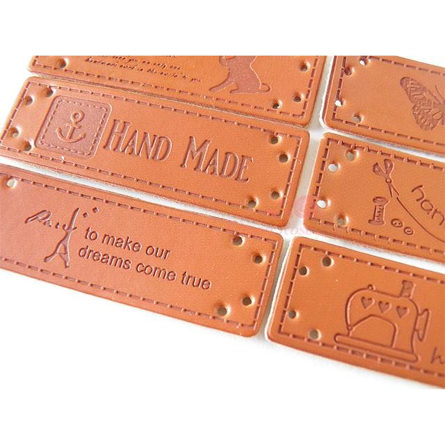 革タグ細めタイプ9種 4枚 1811 合皮 リメイク KT53 : GreenRoseネット