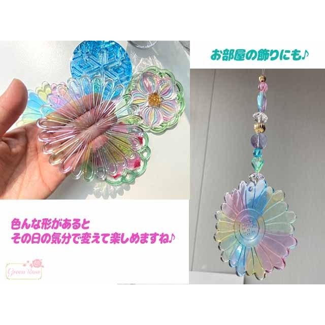 シリコンモールド コースター 花 フラワー 結晶 5種類 1個 2206 mold