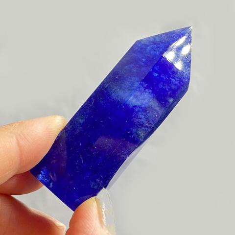 天然石 水晶 練り ブルー ポイント 六角柱 置石 開運 原石 天然石 水晶 練り ブルー ポイント 六角柱 置石 開運 原石