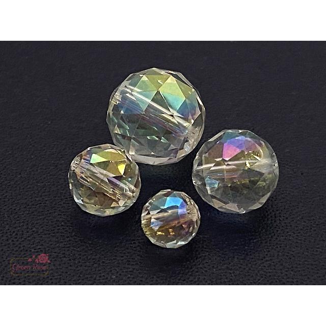 オーロラ クリスタル 水晶 レインボー 多面カット 天然石