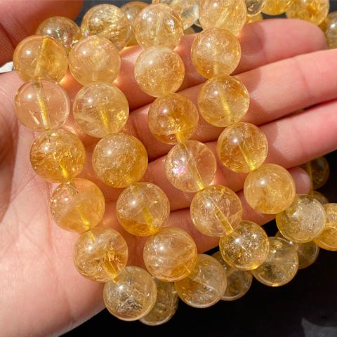 シトリン ブレスレット 天然石 パワーストーン 黄水晶 幸運の石 シトリン ブレスレット 天然石 パワーストーン 黄水晶 幸運の石