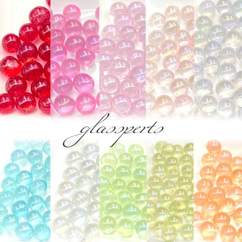 ガラス 粒 封入 素材 レジン 丸玉 穴なし ガラス粒 シャカシャカ