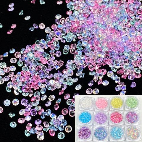 アクリルダイヤ ミックス 透明 封入 キラキラ 素材 カプセル