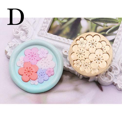 シーリングスタンプ 付け替え 25mm 1個 全4種 くじら 桜 花 天体 シーリングスタンプ 付け替え 25mm 1個 全4種 くじら 桜 花 天体