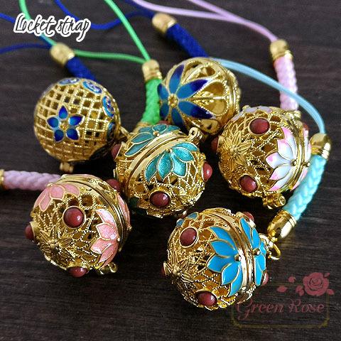 アロマストラップ 全6色 1個 ボール ロケット 2104 strap015