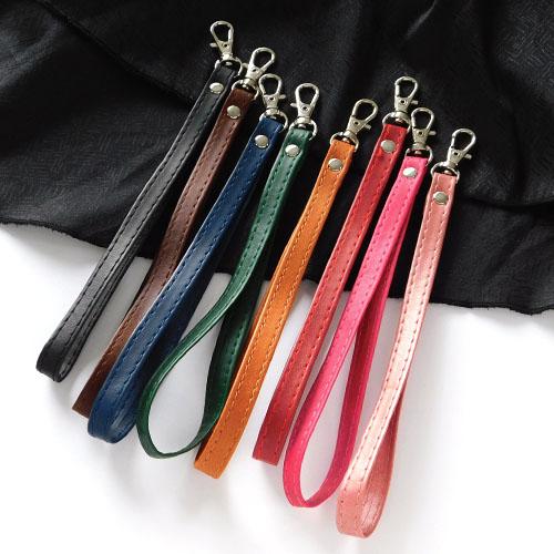 PUレザー ハンドストラップ 全長約183mm 全8色 1本 2110 strap018