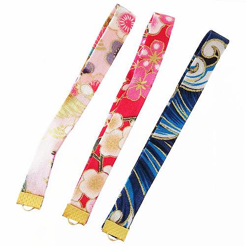 371　小さな着物　姫柄　ストラップ 楽天市場】ミニ帯ストラップ 全12種 根付 日本帯 和風 ちりめん