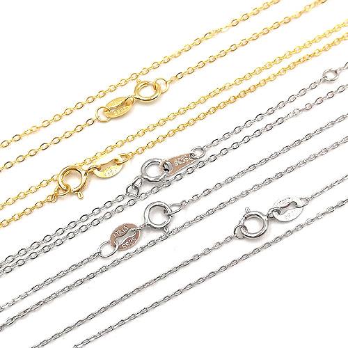 ネックレス チェーン 全5種 1本 S925 シルバー 純銀 2210 sv-15