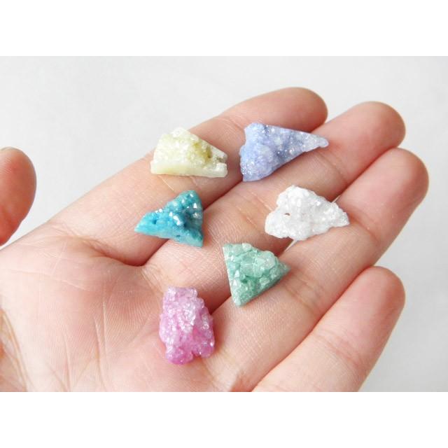 天然石　クリスタル　2個セット a3bd369962a569f383f8122afbf03d