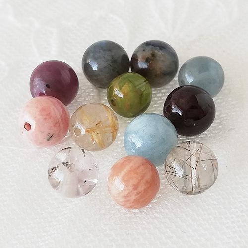粒売り 天然石 パワーストーン 8mm 1粒 アクアマリン ガーネット 