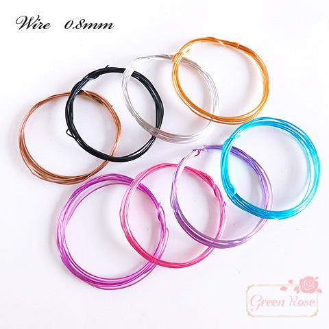 ワイヤーf0 8mm 全8色 1m 針金 ラッピング オリジナルフレーム ノーズワイヤー 手作りマスク パーツ 2105 Wire016 Wire016 Greenroseネットショップyumi 通販 Yahoo ショッピング