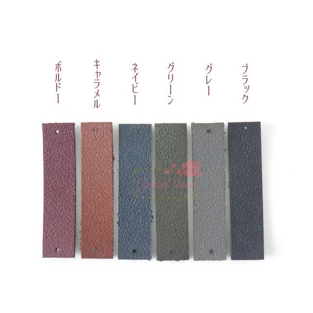 レザータグ全6色 10個 1811 合皮 革 YM1-0851 : GreenRoseネット