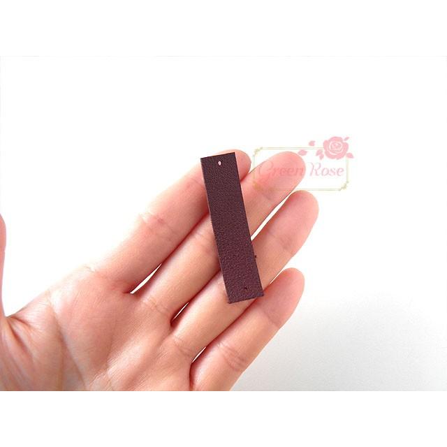 レザータグ全6色 10個 1811 合皮 革 YM1-0851 : GreenRoseネット