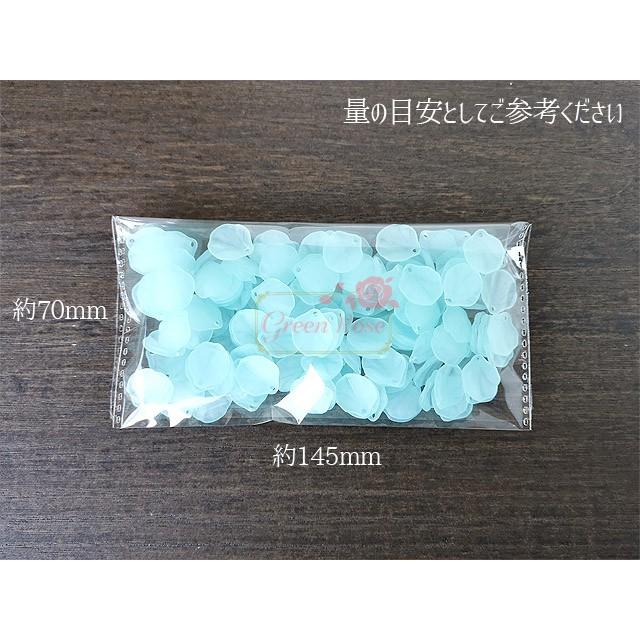 すりガラス風フラワーペタルパーツ 全8色 50g 1906 花びら マット