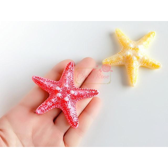 リアルなヒトデ(大) 2色2個 1908 スターフィッシュ マリン 海 夏 YM1