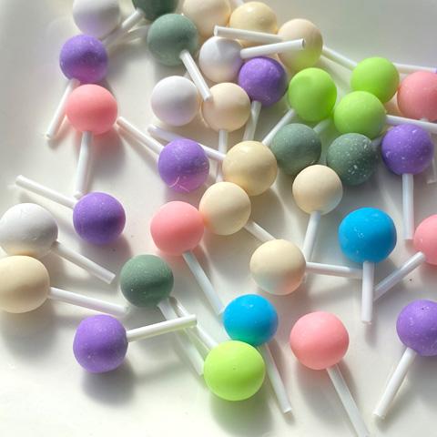 ミニチュア フード キャンディ 団子 お菓子 棒付き 飴 樹脂粘土