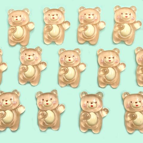 くまちゃん デコパーツ 貼り付け クマ くま 可愛い キッズ 子供 保育園