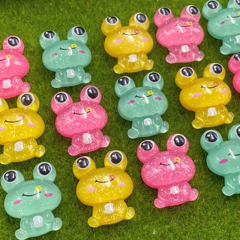 カエル かえる 蛙 デコパーツ 貼り付け キッズ 子供 保育園 幼稚園 3色