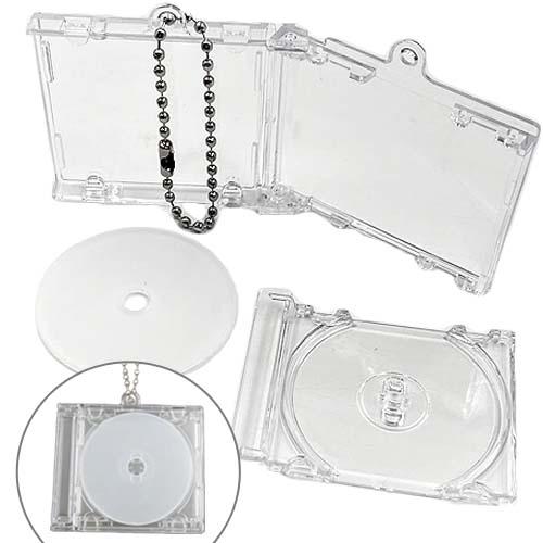 ミニ CDキーホルダー CD風チャーム アルバム 音楽 チャーム デコ 土台