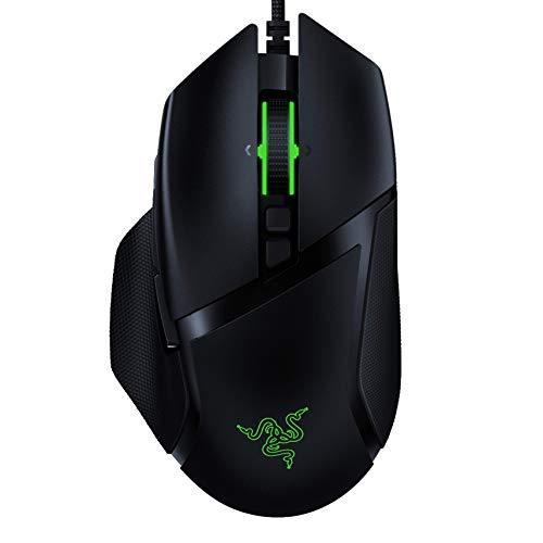 Razer Basilisk v2有線ゲーミングマウス：20KDPI光学センサー-最速のゲーミングマウススイッチ-クロマRGB照明-11個のプログラ