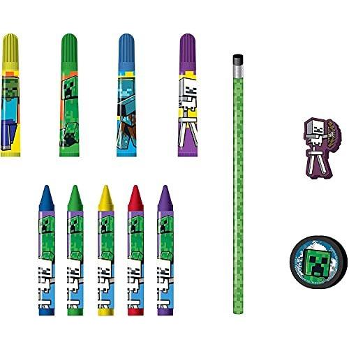 Innovative Designs Mine Craft 子供用塗り絵アート ステッカーセット 30ピース 学校 クラフト用品 鉛筆ケース付き 並 Gy77c1bc7f64a95 ぐりーんしょっぷ ヤフー店 通販 Yahoo ショッピング