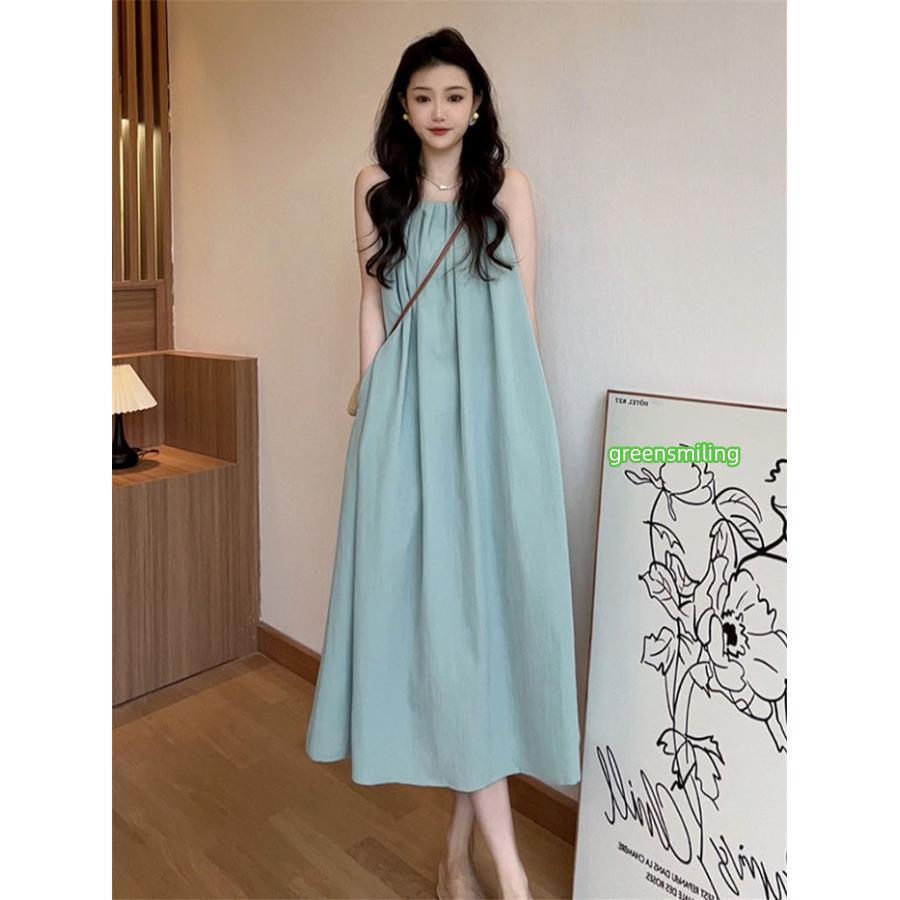 ワンピース ノースリーブ 大人可愛い 夏ワンピース ゆるワンピ