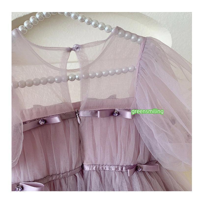 ピアノ 発表会 ドレス 女の子 キッズドレス バブルスリーブ チュールスカート 子供服 ふんわり ワンピース 韓国子供服 ワンピース 姫系 プリンセス 可愛い オシ | ブランド登録なし | 07