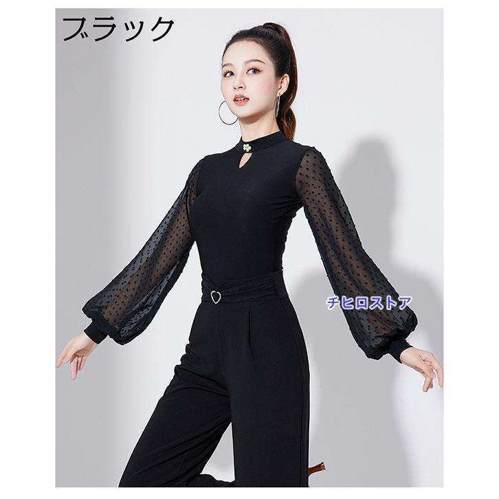 社交ダンス トップス 社交ダンス衣装 レオタード式 大きいサイズ