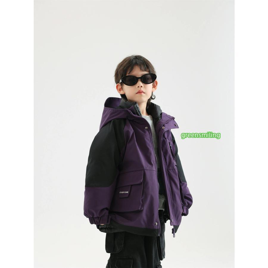 マウンテンパーカー 裏地付け ダウンジャケット キッズ ダウンコート ベビー 子供服 男の子女の子 ジャケット キッズ コート ミドル丈 厚手 アウター 無地 お洒