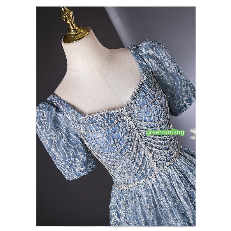 レディースドレス 大人 ピアノ発表会 演奏会 ロング丈 結婚式 編み上げ