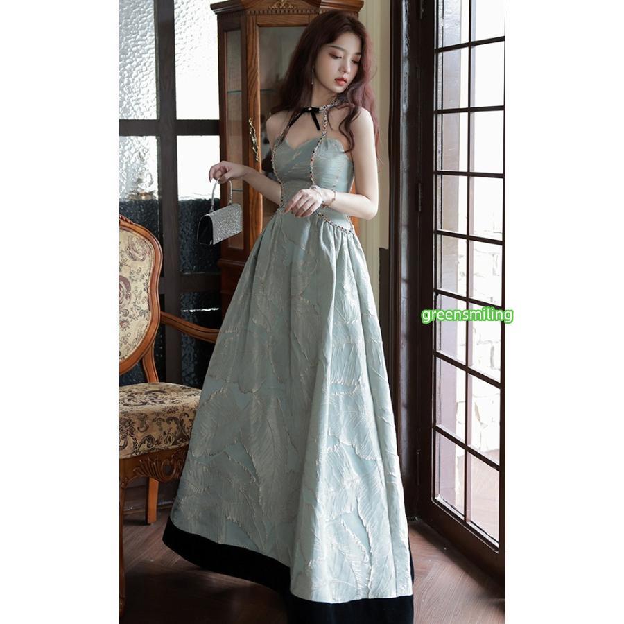 ドレス 大人 ピアノ 発表会 パーテイードレス ブラックドレス 大きい