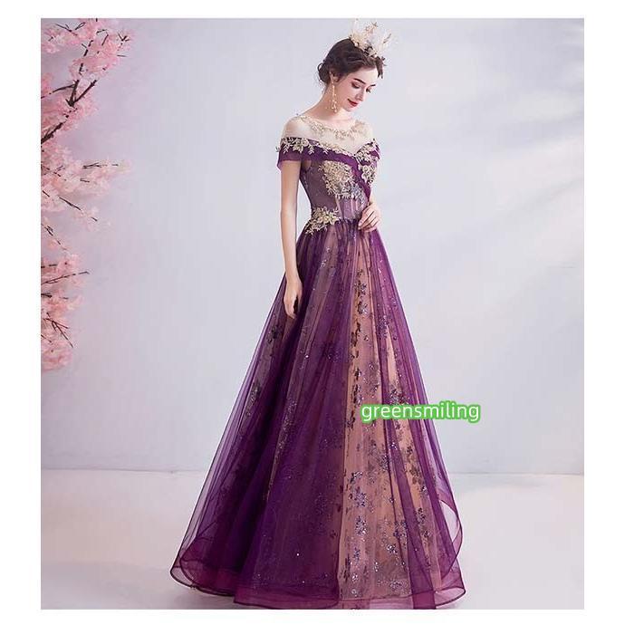 ロングドレス カラードレス 演奏会 パーティー 結婚式 母親 ドレス 袖あり 大きいサイズ オフショル パーティードレス ロングドレス カラードレス 演奏会 パーティー 結婚式 母親 ドレス 袖