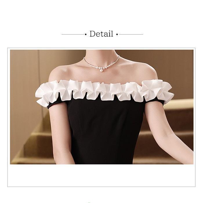 リコ RIKO TOKYO ノーカラーシャツ ブラウス 半袖 バルーンスリーブ