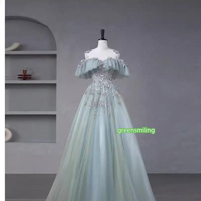 ドレス レディース ロング丈 ピアノ 発表会 パーティードレス 結婚式 ワンピース イブニングドレス フォーマル 大人 ドレス エレガント お呼ばれ_1