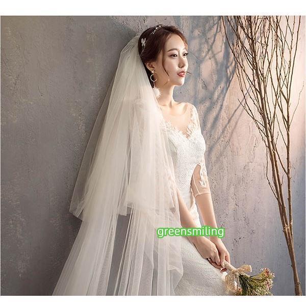 ウェディングドレス フィッシュテール ロングドレス 結婚式 花嫁 編み上げの画像