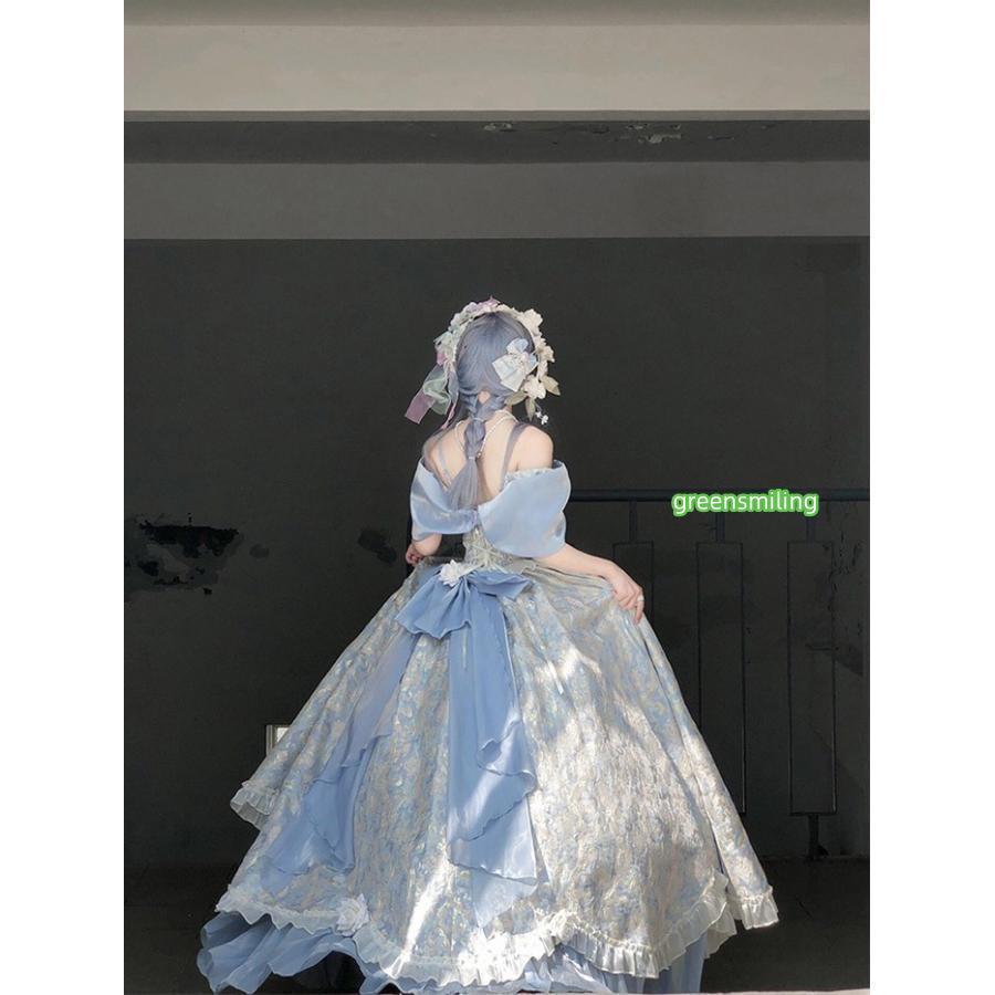 ドレス 大人 ピアノ 発表会 ロングドレス カラードレス ロリータ