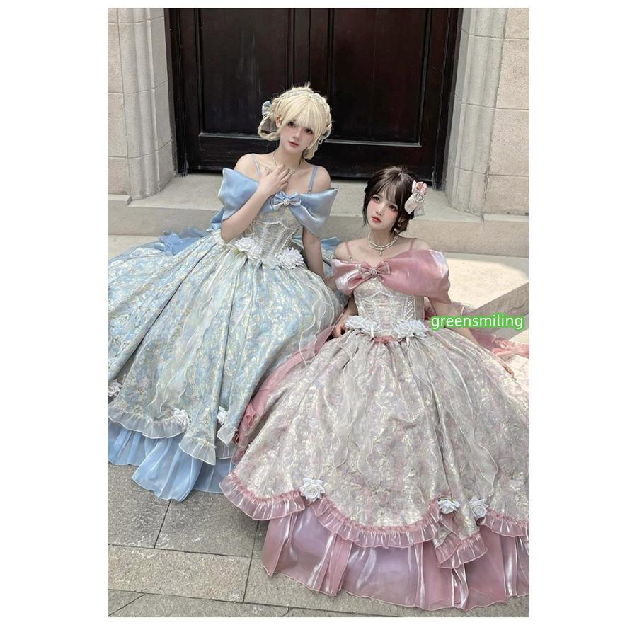 ドレス 大人 ピアノ 発表会 ロングドレス カラードレス ロリータ 大きいサイズ 演奏会 演奏会用ドレス ピアノ発表会 結婚式 高校生 パーティードレス | ブランド登録なし | 05