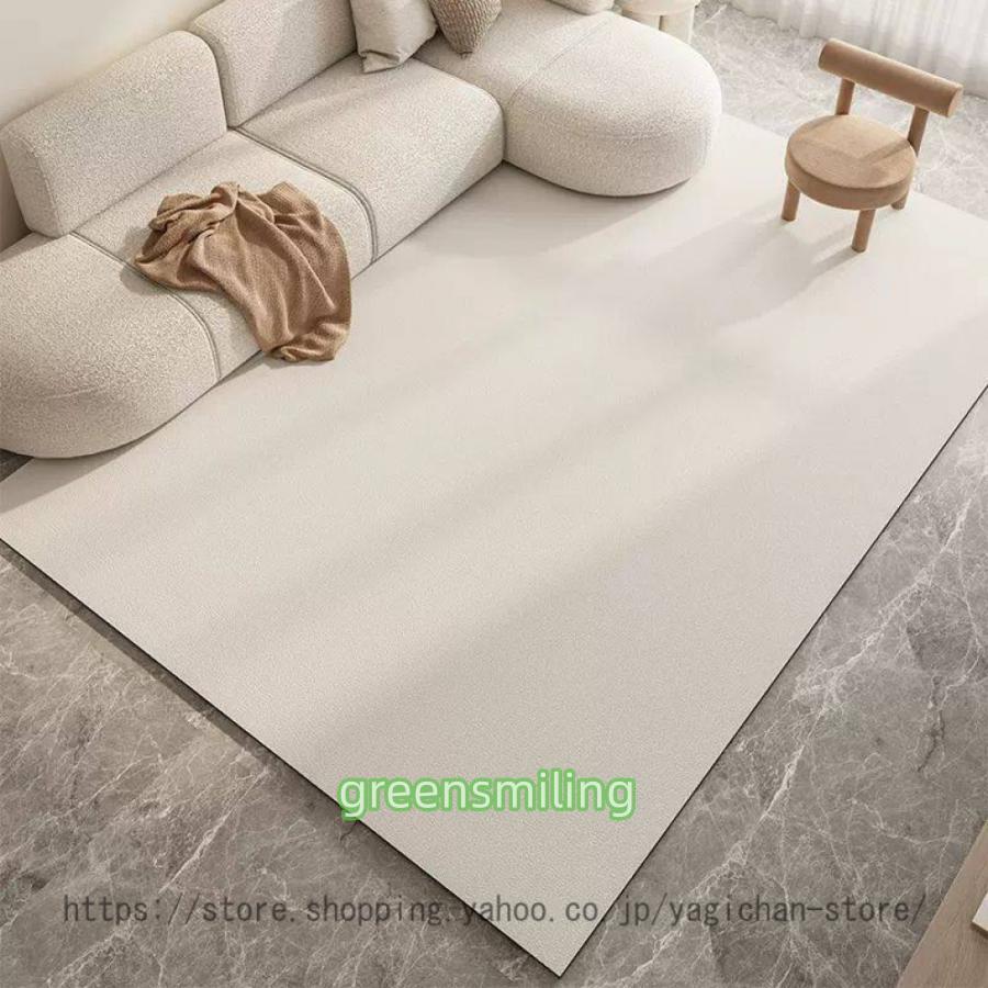 汚れても拭き取れる 北欧風 キッチンマット チェック柄 PVC クッション