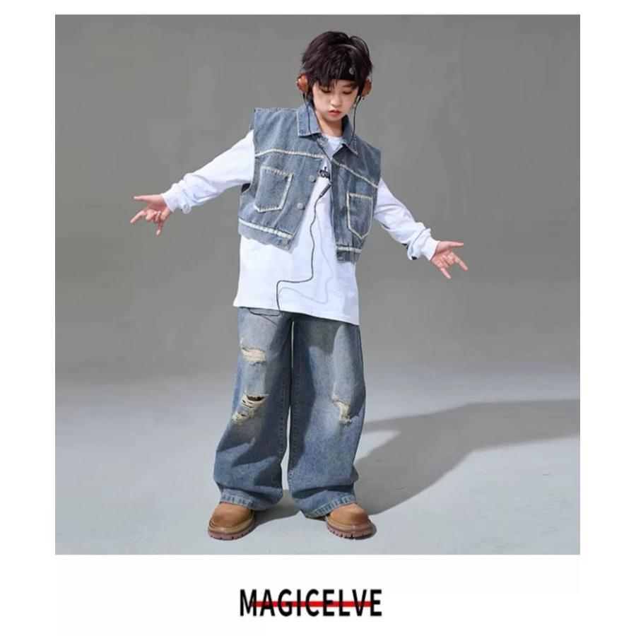 キッズ　ベストとパンツ　セットアップ　ハンドメイド nakoa3300.jpg