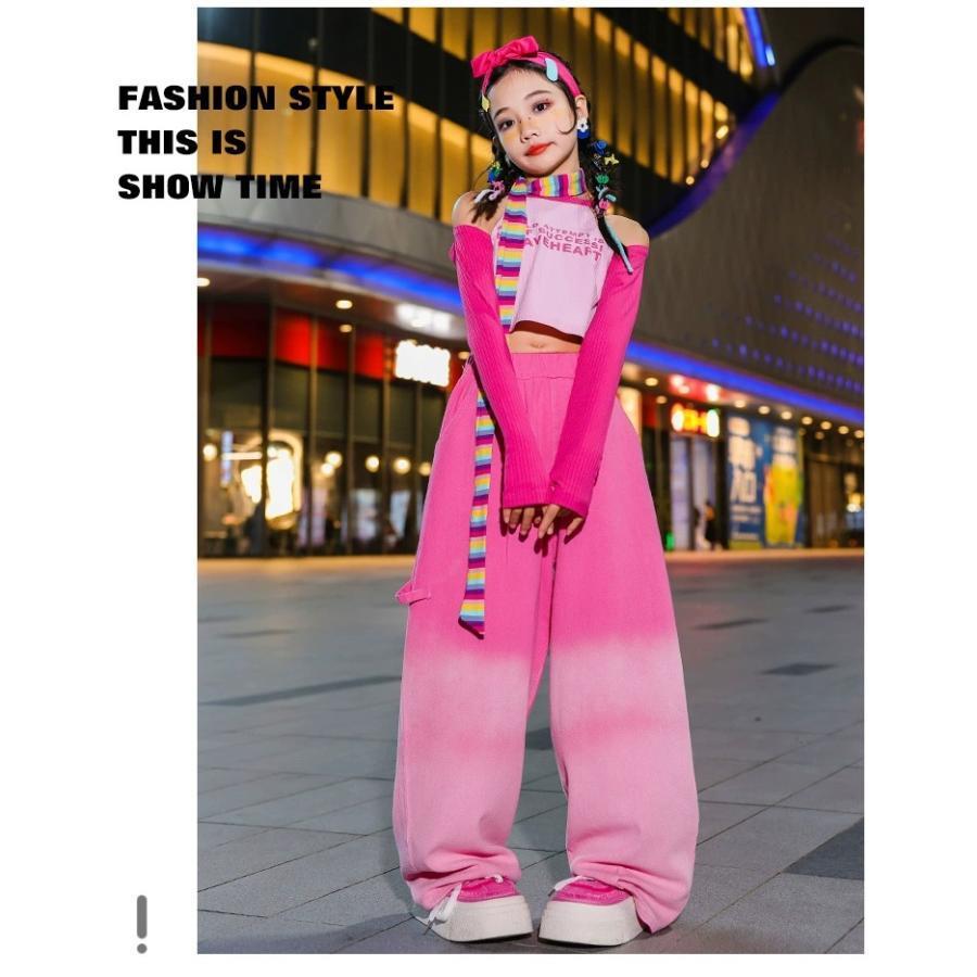 キッズダンス衣装 セットアップ ガールズ ヒップホップ