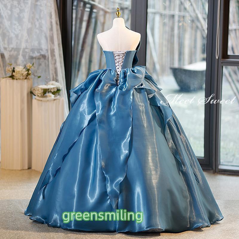 カラードレス ブルー ブラック シャンパン グレー ロングドレス 結婚式