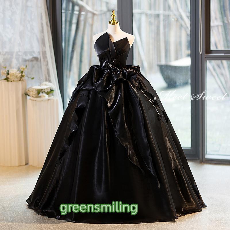 カラードレス ブルー ブラック シャンパン グレー ロングドレス 結婚式