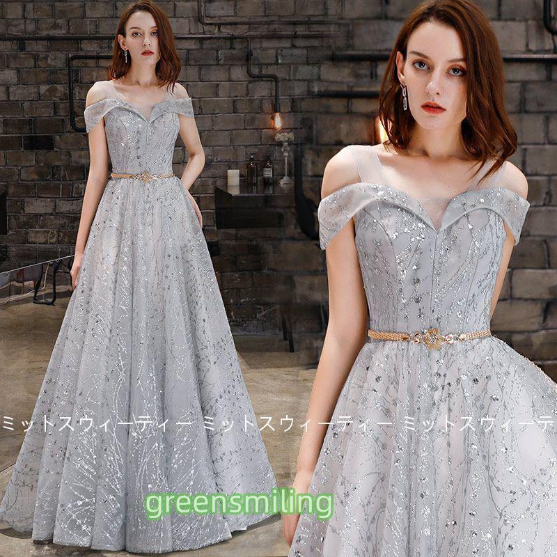 カラードレス 演奏会 5色 コンサート フォーマルドレス イブニングドレス 二次会 ロングドレス 発表会 カクテルドレス 披露宴 aライン 赤 グレー ネイビー カラードレス 演奏会 5色 コンサート フォーマルドレス イブニング