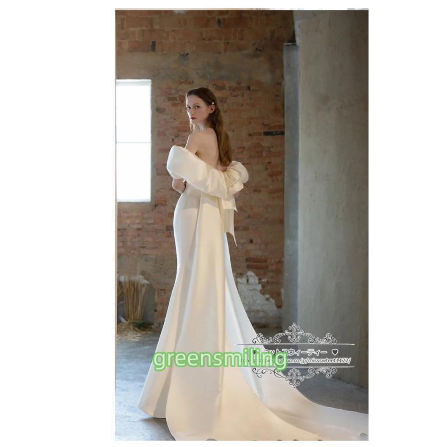 ウェディングドレス 二次会 結婚式 ブライダル マーメイド オフ