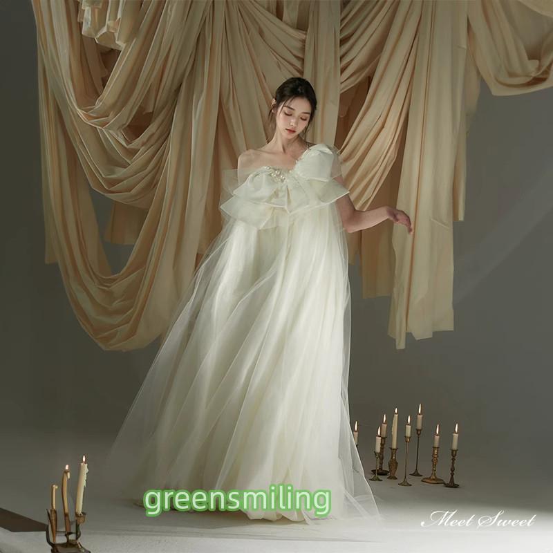 ウェディングドレス ロングドレス スレンダーライン ベアトップ