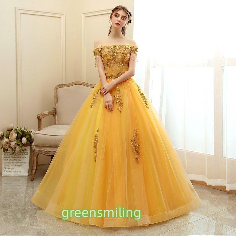 ウェディングドレス カラードレス 6色 演奏会 青 赤 黒 ワイン